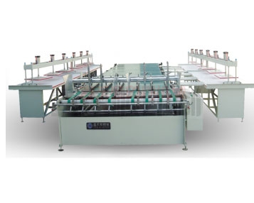 Single layer semi-automatic box gluer