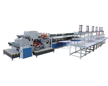 Double-layer semi-automatic box gluer